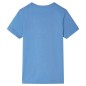 Kinder-Kurzarmshirt Mittelblau 116 Kinder-Kurzarmshirt Mittelblau 116