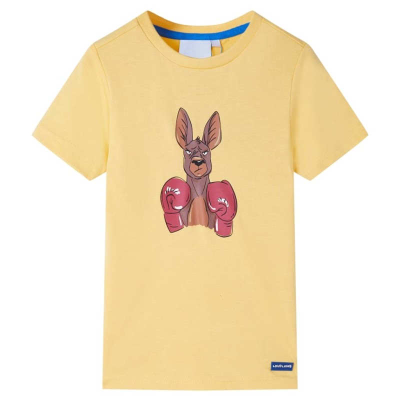 Kinder-Kurzarmshirt Gelb 140 Kinder-Kurzarmshirt Gelb 140