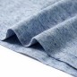 Kinder-Kurzarmshirt Blau Melange 128 Kinder-Kurzarmshirt Blau Melange 128