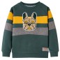 Kinder-Sweatshirt Dunkelgrün 104 Kinder-Sweatshirt Dunkelgrün 104