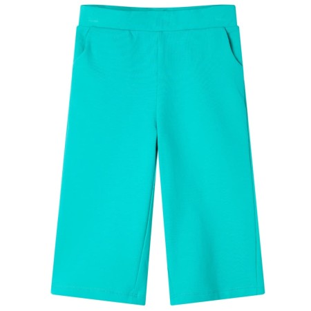 Kinderhose mit Weiten Beinen Minzgrün 116