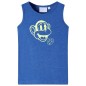 Kinder-Tanktop Blau Melange 116 Kinder-Tanktop Blau Melange 116