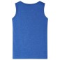 Kinder-Tanktop Blau Melange 116 Kinder-Tanktop Blau Melange 116