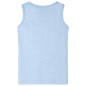 Kinder-Tanktop Hellblau Melange 140 Kinder-Tanktop Hellblau Melange 140