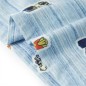 Kinder-T-Shirt Blaumischung 128 Kinder-T-Shirt Blaumischung 128