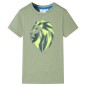 Kinder-T-Shirt Helles Khaki 116 Kinder-T-Shirt Helles Khaki 116