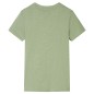 Kinder-T-Shirt Helles Khaki 116 Kinder-T-Shirt Helles Khaki 116