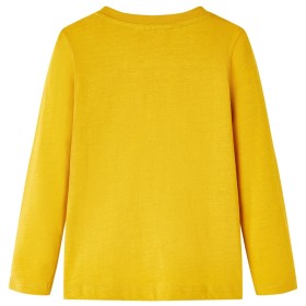 Kinder-Langarmshirt Ocker 104