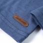 Kinder-Langarmshirt Blau Melange 116 Kinder-Langarmshirt Blau Melange 116