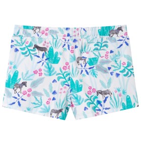 Kindershorts mit Kordelzug Ecru und Dunkles Minzgrün 92