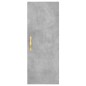 Highboard Betongrau 34,5x34x180 cm Holzwerkstoff Highboard Betongrau 34,5x34x180 cm Holzwerkstoff