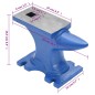 vidaXL Amboss Blau 10,9 kg Gusseisen vidaXL Amboss Blau 10,9 kg Gusseisen