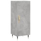 Highboard Betongrau 34,5x34x180 cm Holzwerkstoff Highboard Betongrau 34,5x34x180 cm Holzwerkstoff