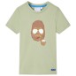 Kinder-Kurzarmshirt Hellkhaki 92 Kinder-Kurzarmshirt Hellkhaki 92