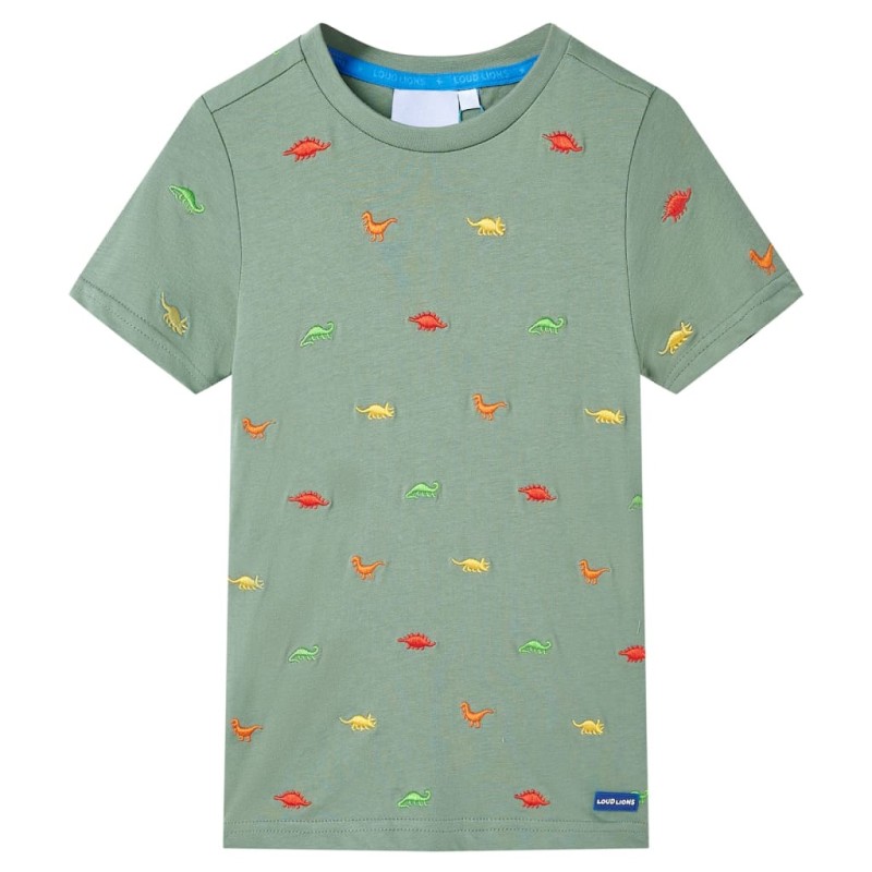 Kinder-Kurzarmshirt Khaki 92 Kinder-Kurzarmshirt Khaki 92