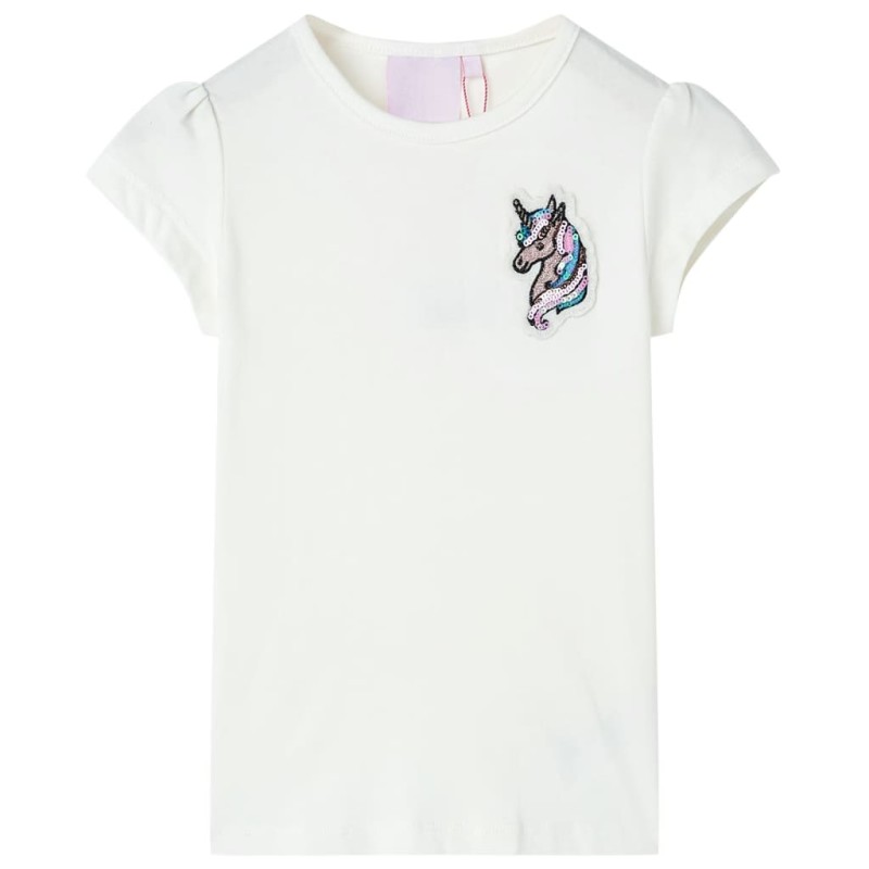 Kinder-T-Shirt Ecru 140 Kinder-T-Shirt Ecru 140
