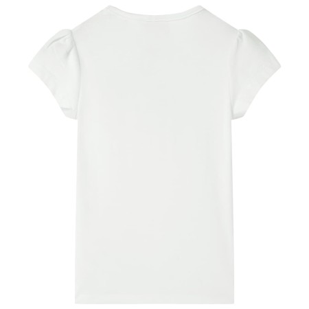 Kinder-T-Shirt Ecru 140