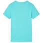 Kinder-Kurzarmshirt Aquablau 140 Kinder-Kurzarmshirt Aquablau 140