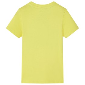 Kinder-Kurzarmshirt Gelb 116