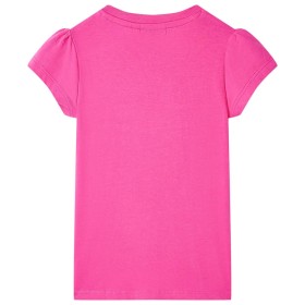 Kinder-T-Shirt Dunkelrosa 116