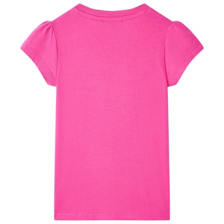 Kinder-T-Shirt Dunkelrosa 116