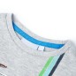 Kinder-Kurzarmshirt Grau 116 Kinder-Kurzarmshirt Grau 116