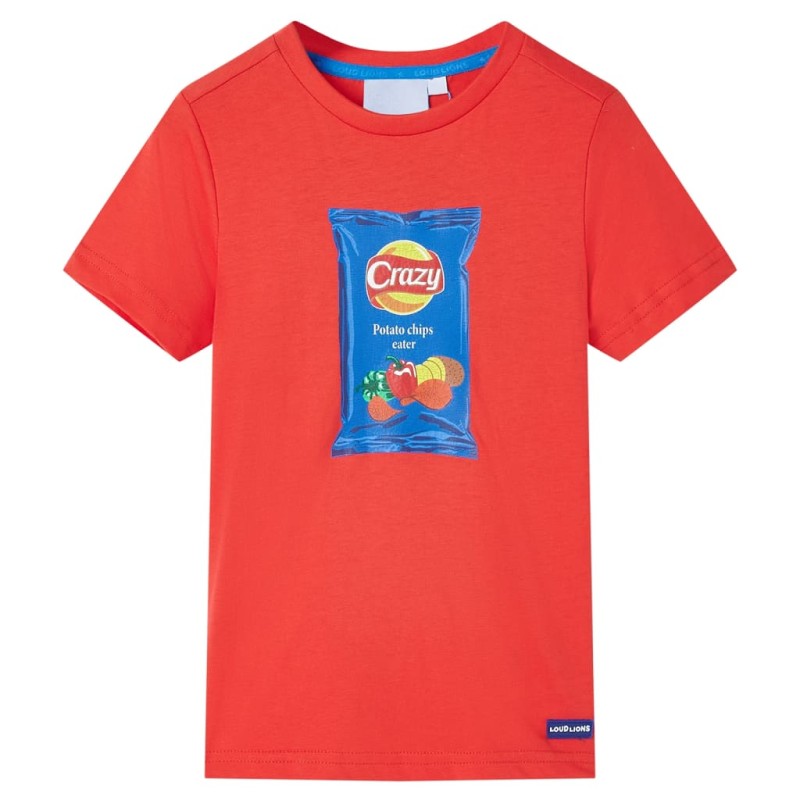 Kinder-Kurzarmshirt Rot 116 Kinder-Kurzarmshirt Rot 116