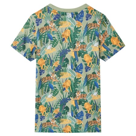 Kinder-Kurzarmshirt Mehrfarbig 104