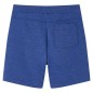 Kindershorts mit Kordelzug Blau Melange 116 Kindershorts mit Kordelzug Blau Melange 116