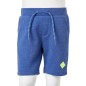 Kindershorts mit Kordelzug Blau Melange 116 Kindershorts mit Kordelzug Blau Melange 116