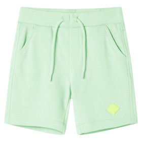 Kindershorts mit Kordelzug Hellgrün 104