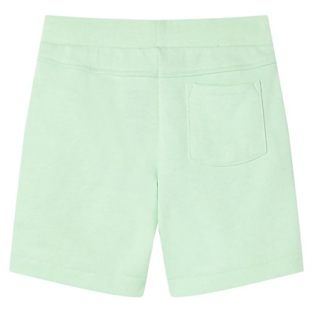Kindershorts mit Kordelzug Hellgrün 104