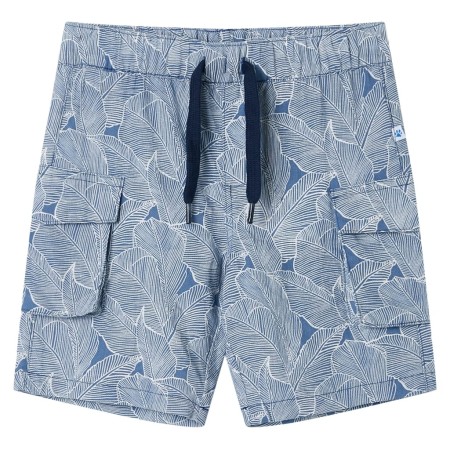 Kindershorts mit Kordelzug Dunkelblau 140