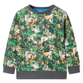 Kinder-Sweatshirt Dschungel-Motiv 116