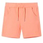 Kindershorts mit Kordelzug Neonorange 116 Kindershorts mit Kordelzug Neonorange 116
