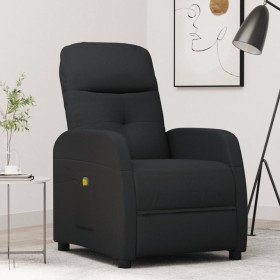 vidaXL Massagesessel Schwarz Stoff