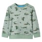 Kinder-Sweatshirt Hellkhaki Melange 92 Kinder-Sweatshirt Hellkhaki Melange 92
