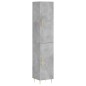 Highboard Betongrau 34,5x34x180 cm Holzwerkstoff Highboard Betongrau 34,5x34x180 cm Holzwerkstoff