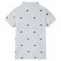 Kinder-Poloshirt Grau Melange 92 Kinder-Poloshirt Grau Melange 92