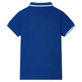 Kinder-Poloshirt Dunkelblau 128