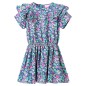 Kinderkleid mit Rüschenärmeln Kobaltblau 128 Kinderkleid mit Rüschenärmeln Kobaltblau 128