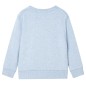 Kinder-Sweatshirt Hellblau Melange 116 Kinder-Sweatshirt Hellblau Melange 116