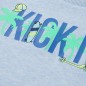 Kinder-Sweatshirt Hellblau Melange 116 Kinder-Sweatshirt Hellblau Melange 116