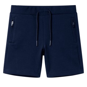 Kindershorts Marineblau 140