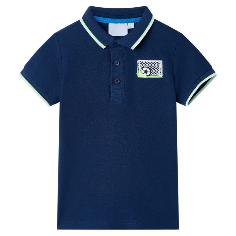 Kinder-Poloshirt Marineblau 104 Kinder-Poloshirt Marineblau 104