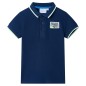 Kinder-Poloshirt Marineblau 128 Kinder-Poloshirt Marineblau 128