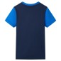 Kinder-T-Shirt Blau und Marineblau 128 Kinder-T-Shirt Blau und Marineblau 128