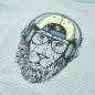 Kinder-T-Shirt mit Streifen Helles Minzgrün 104 Kinder-T-Shirt mit Streifen Helles Minzgrün 104