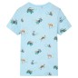 Kinder-T-Shirt Hellblau Melange 140 Kinder-T-Shirt Hellblau Melange 140
