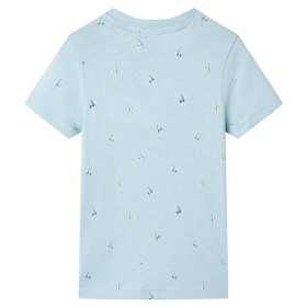 Kinder-T-Shirt Hellblau 116